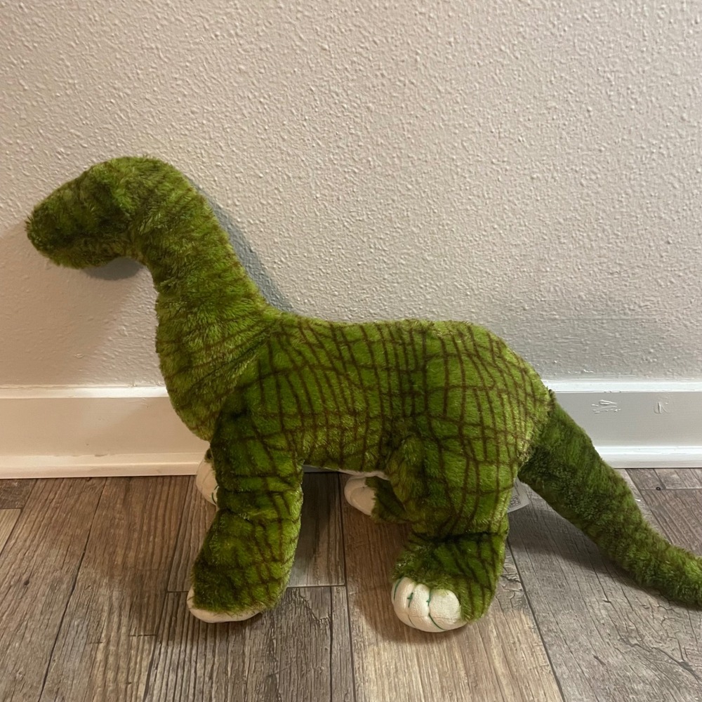 Fiesta Green Brontosaurus Dinosaur‎ Plush 27" Long Neck Stuffed Animal A37630P